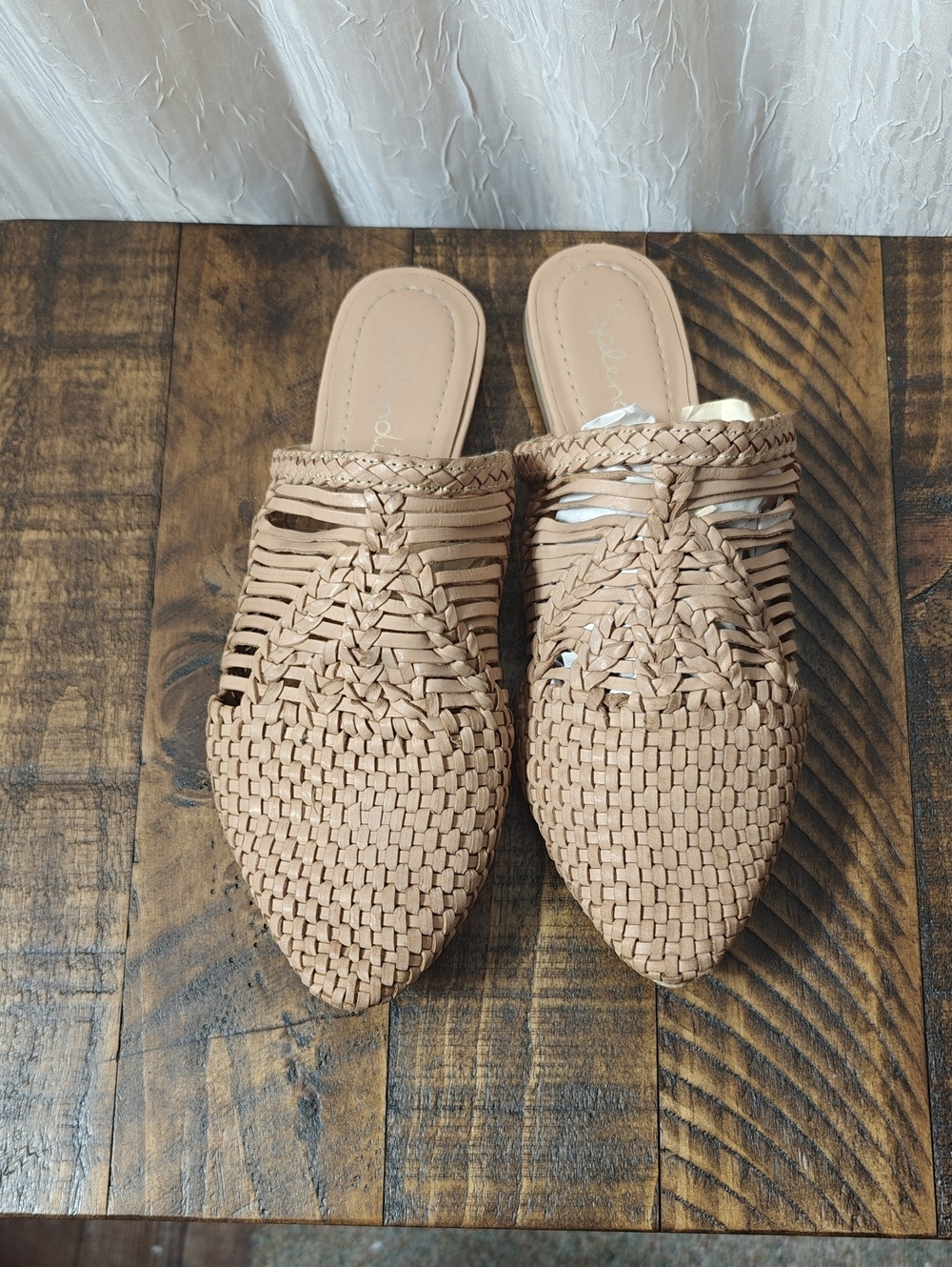 Splendid Woven Leather Mules - Picture 2 of 6